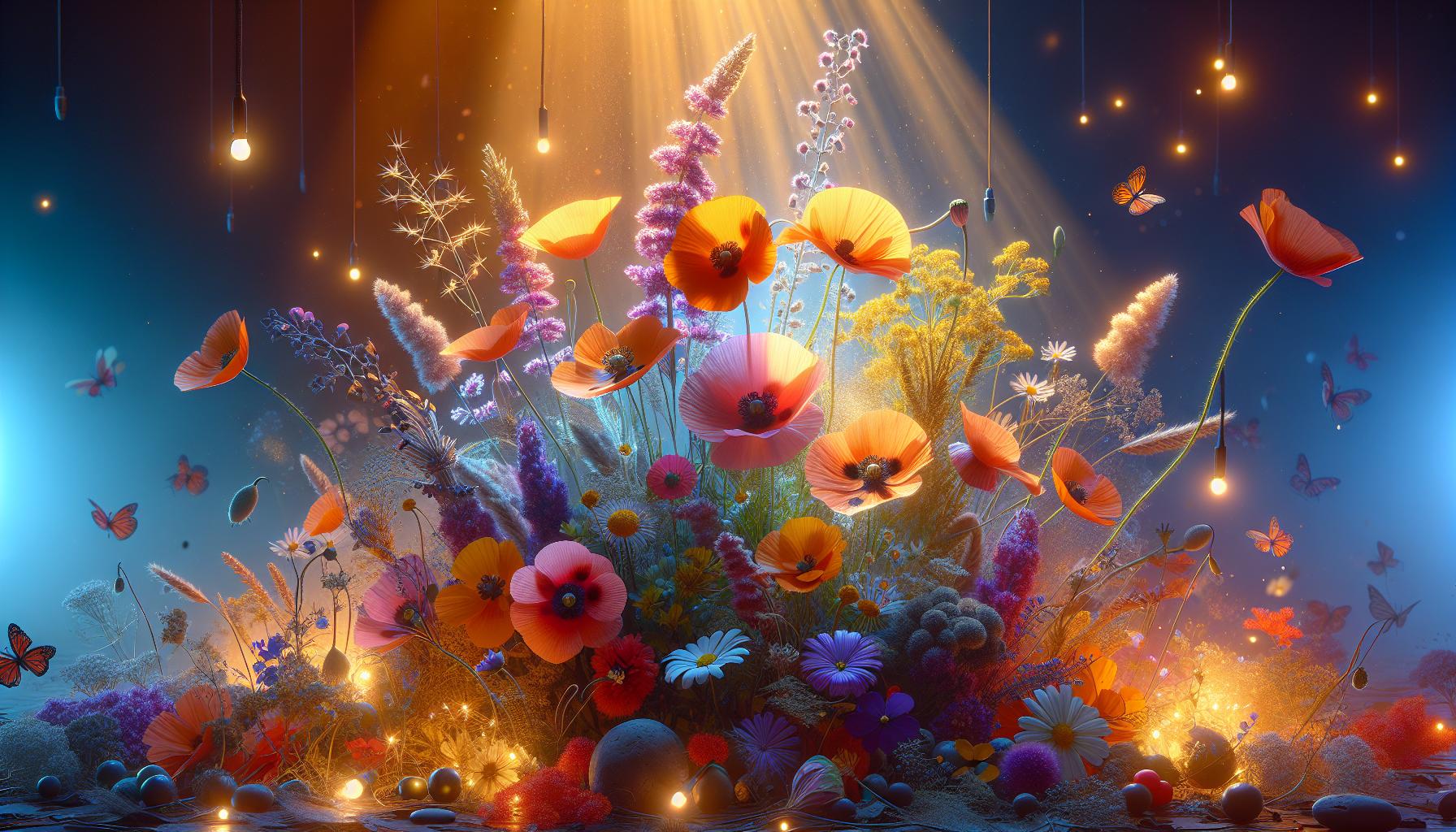 Do Iceland Poppies Spread: Gardening and Wildflower Guide 6 Creating a Wildflower Haven: Pairing Iceland Poppies with Other Species